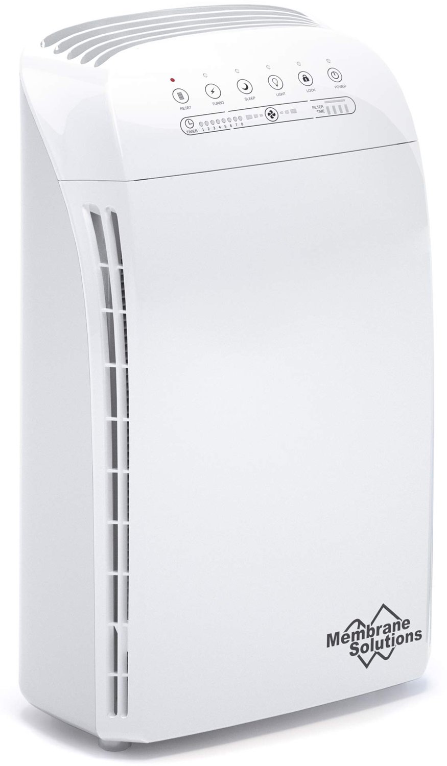 Luchtreiniger MSA3 - 44 W Motor - 147 m² Bereik - Wit - HEPA-filter - Voor Grote Kamers