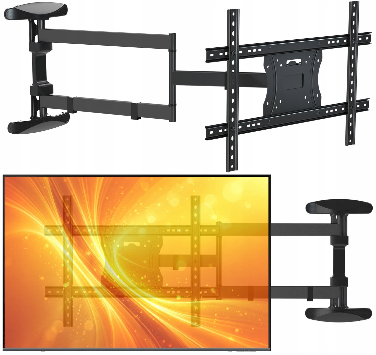 Vetouson TV-muurbeugel 83cm 32-65 inch, hoekmontage, 25kg