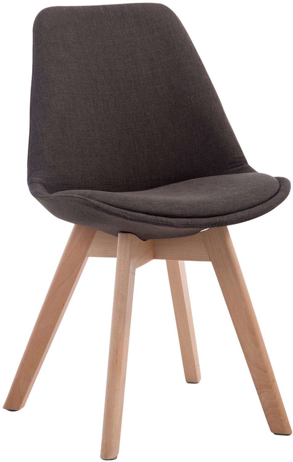 Luxe Comfort Milano 0040 bezoekersstoel - stof - donkergrijs