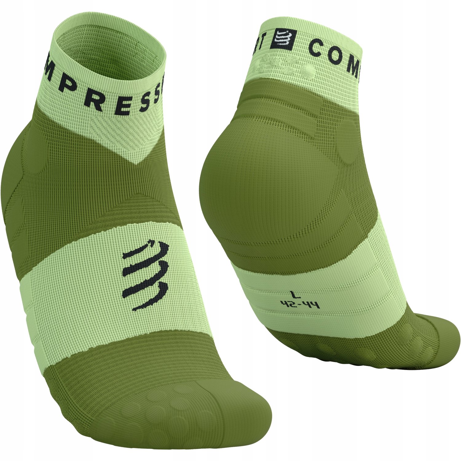 Compressport Ultra Trail Low Socks V2.0 Kompressiesokken voor Trailrunning Groen
