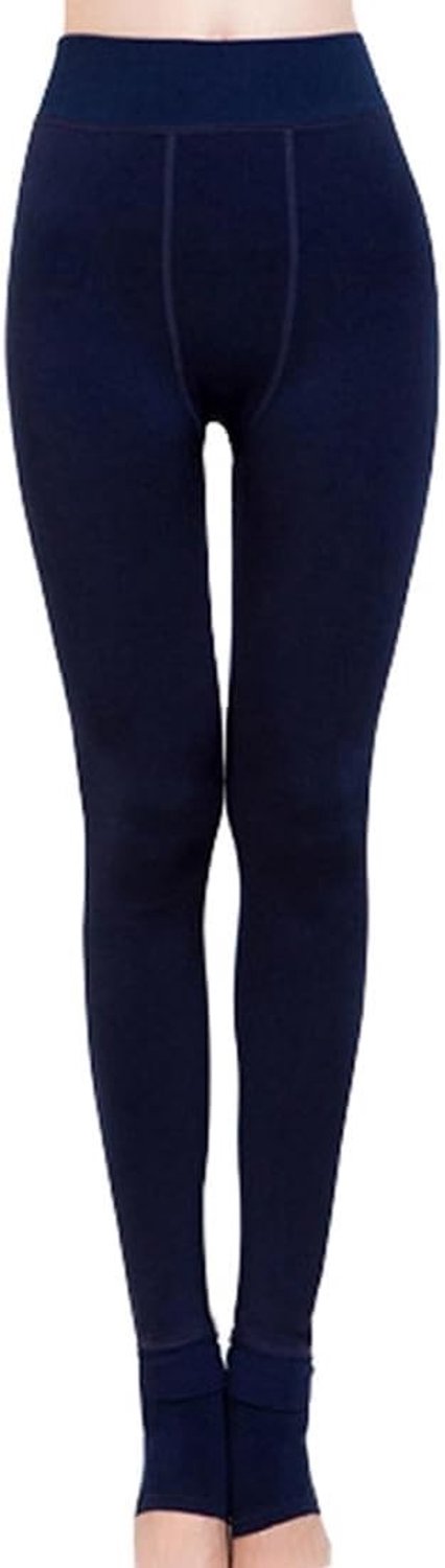 Dikke thermoleggings voor dames met hoge taille, elastische pasvorm en warme voering voor de winter