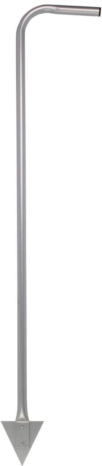 Famanu - Compostwoeler - Ideaal voor het beluchten van compost - Lichtgewicht aluminium steel - Zilver 1 stuk