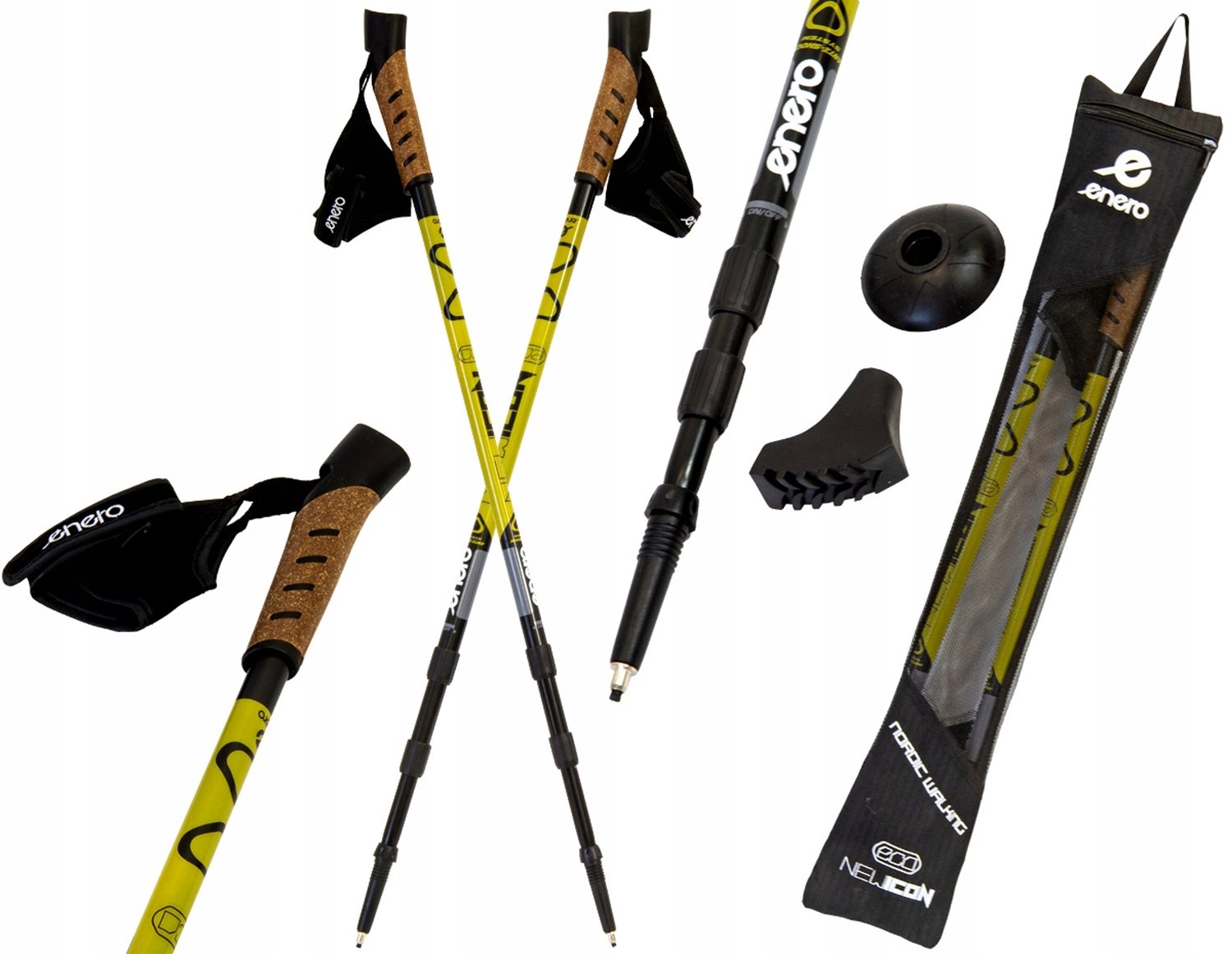 Enero Nordic Walking Stokken Newicon - Verstelbaar & Comfortabel