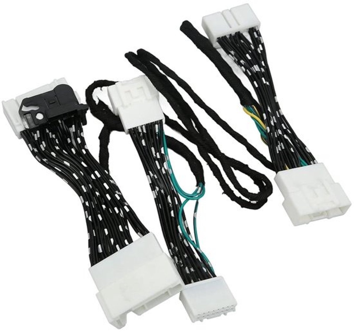 Luidsprekerkabelboom - Hoornkabel voor auto - Audio-upgrade - Plug-and-playinstallatie - Voor 4 luidsprekers - Zwart