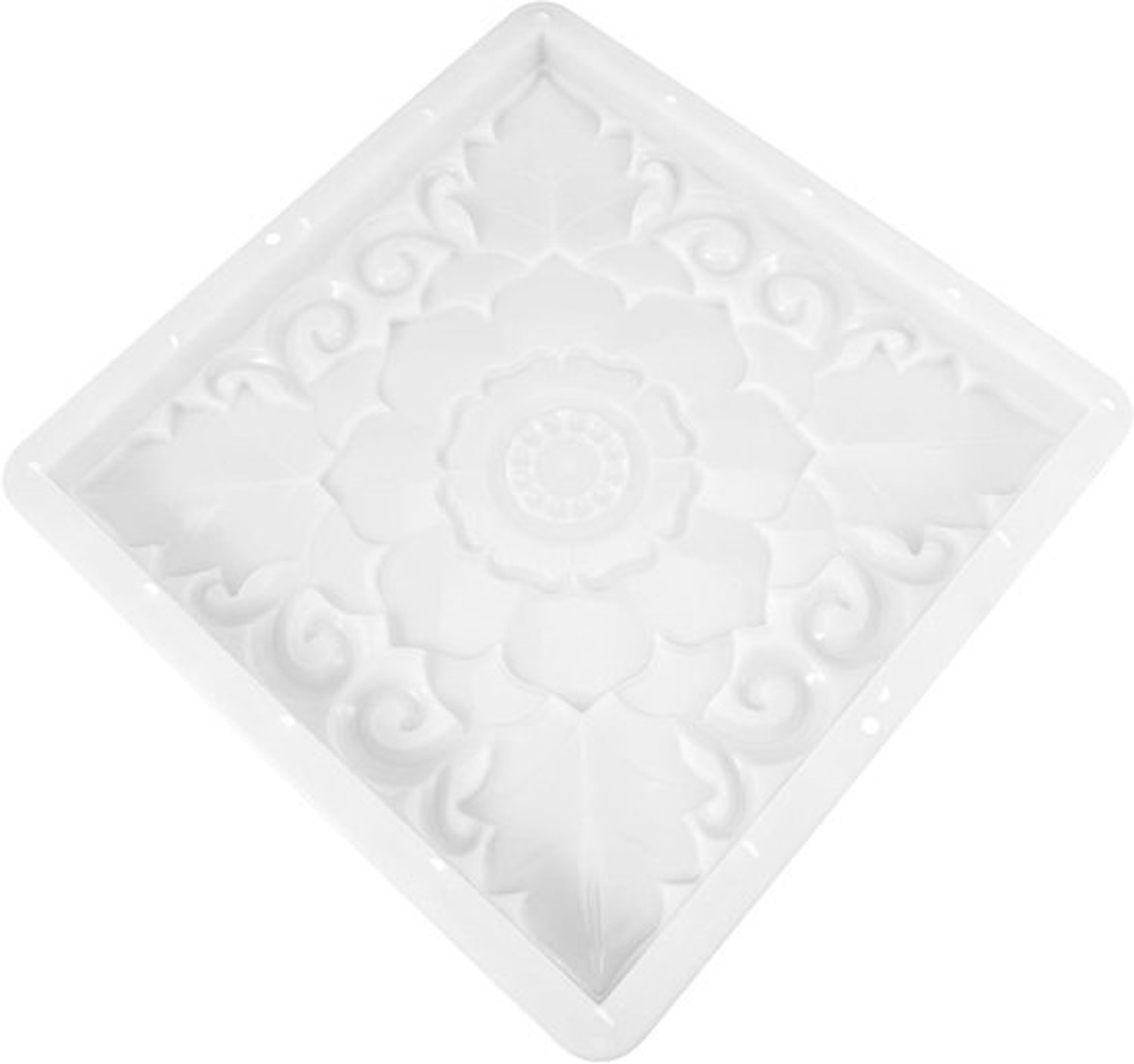 betonmal - voor vloertegels - padmaker - tuinpad aanleggen - Chinese stijl - 45 x 45 cm - zwart