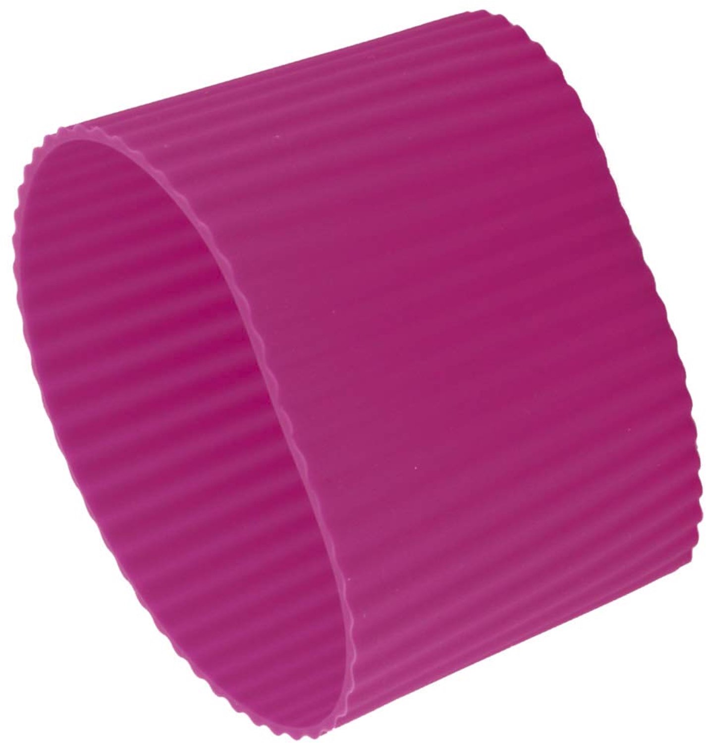 Siliconen Beschermhoes - Hittebestendig en Antislip - Voor Glazen Flessen, Bekers en Schalen - Fuchsia