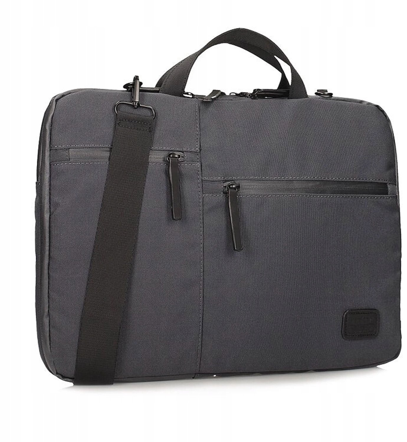Rieker H5000-42 Laptoptas - Stijlvolle Herentas in Grijs Kunstleer