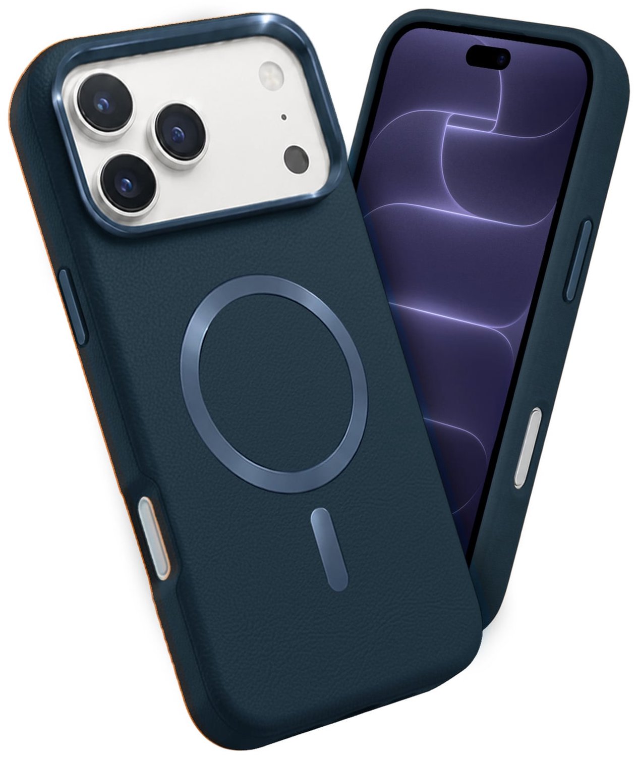 Hoesje - Geschikt voor Apple iPhone 18 Pro Max - Magsafe Compatible - Leer Look - Sterk & Shockproof - Back Cover - Telefoon Hoes Shockproof - Shock Proof Case - Telefoonhoes - Bruin