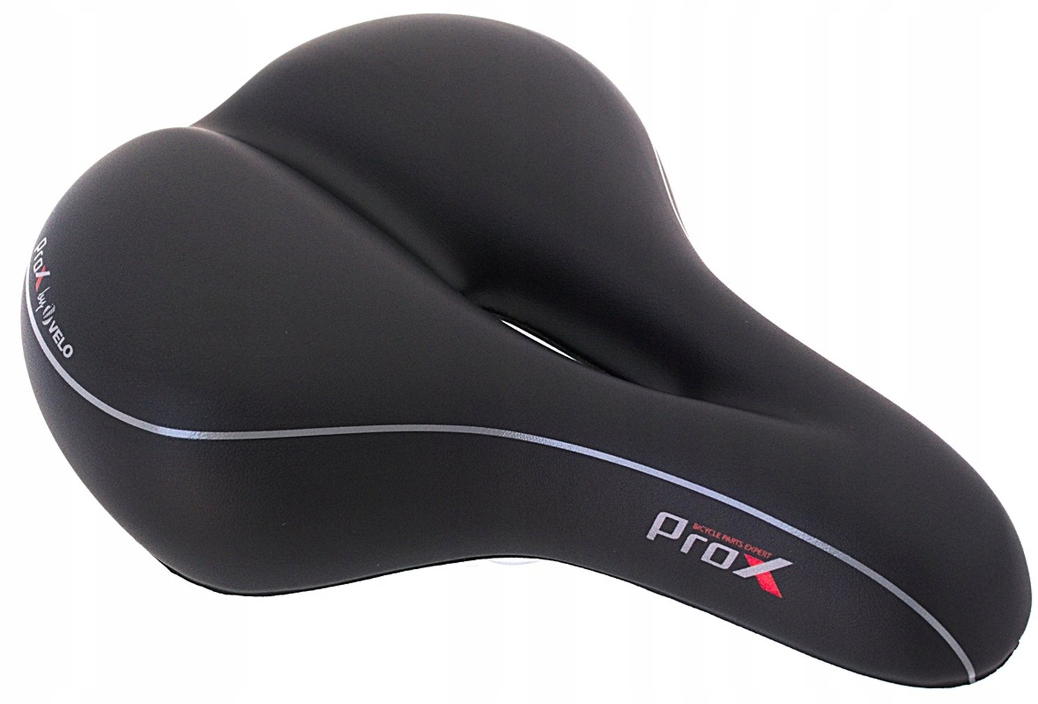 Velo PROX 6103E Fietszadel Gel Comfort Zwart