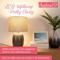 Pauleen LED-tafellamp Pretty Classy met stoffen kap en keramische voet, voor een aangename sfeer in de woonkamer.