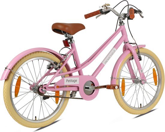 Meisjesfiets 20 inch - Vanaf 6 jaar - Retro - Lage instap - PETITAGE — afbeelding 4