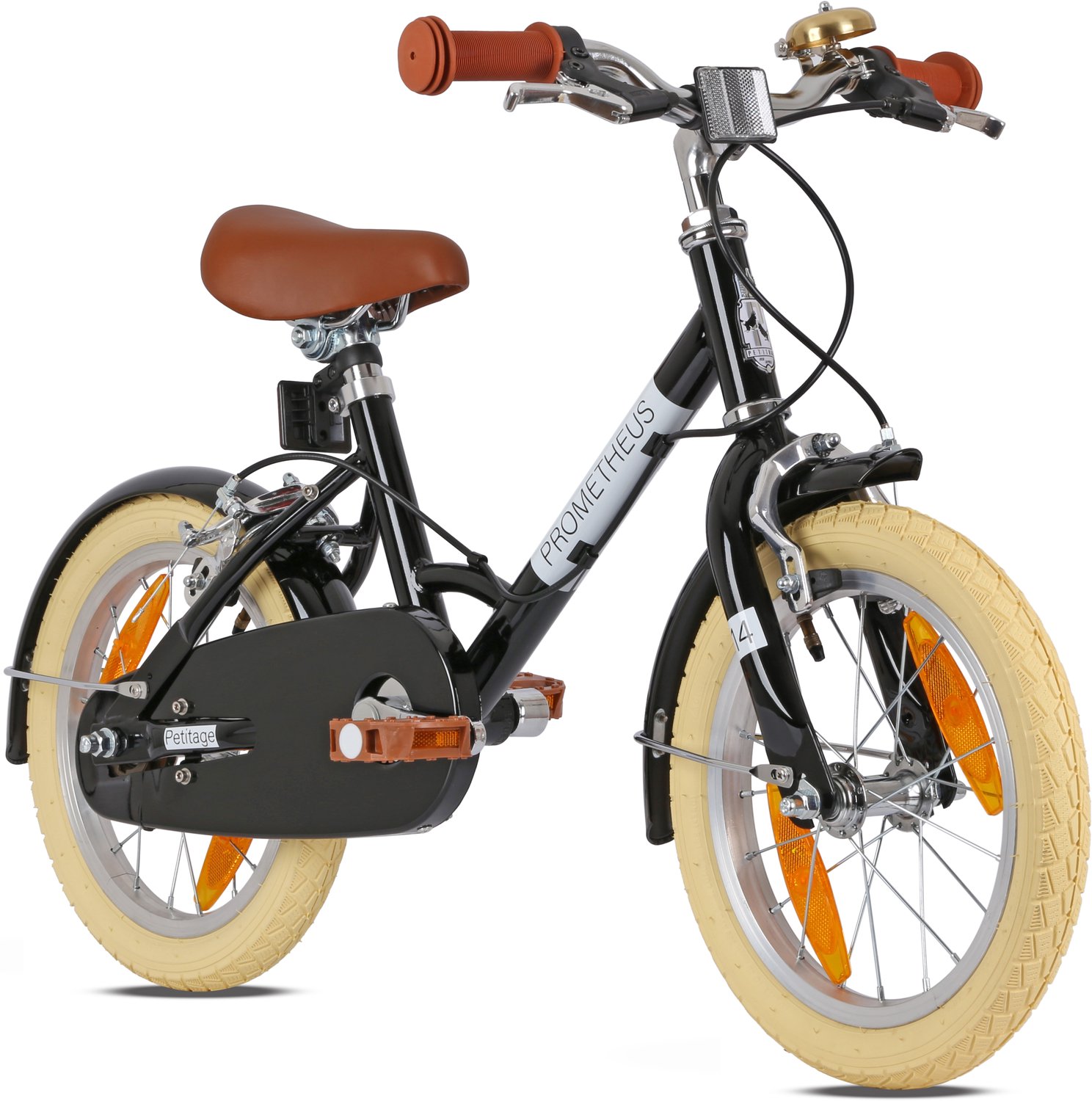 Kinderfiets 14 inch - Jongensfiets / Meisjesfiets - 3-4 jaar - Retro