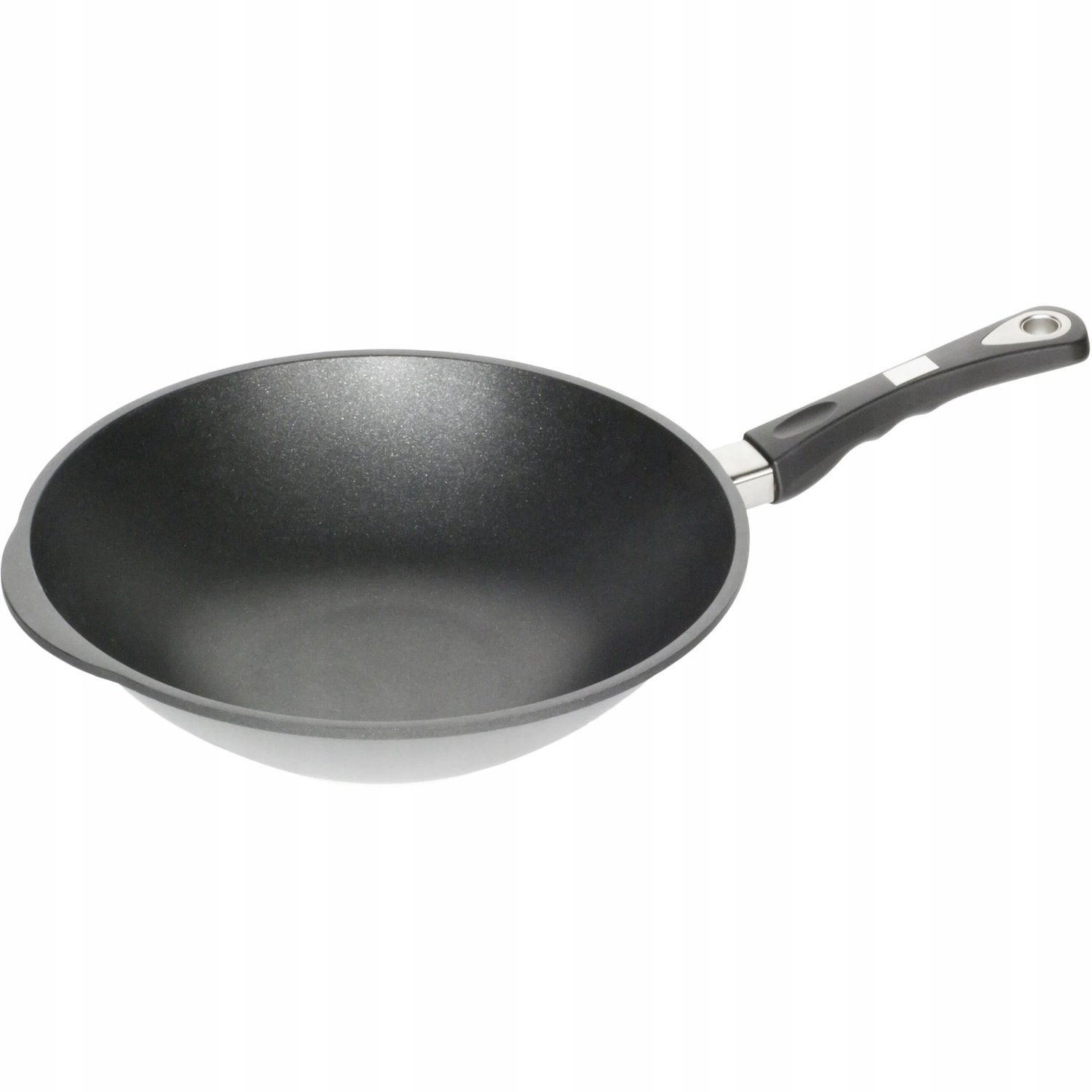 AMT Wok Pan Inductie 30cm - Aluminium & RVS