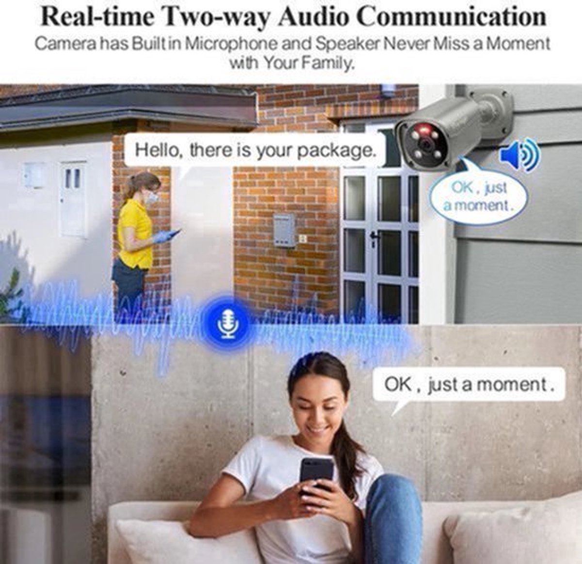 4K Beveiligingssysteem – Beveiligingscamera – CCTV Camera – IP Camera – NVR Systeem – 6 Camera’s – 8MP Ultra HD & Tweeweg Audio – Kleur Nachtzicht & Gezichtsdetectie