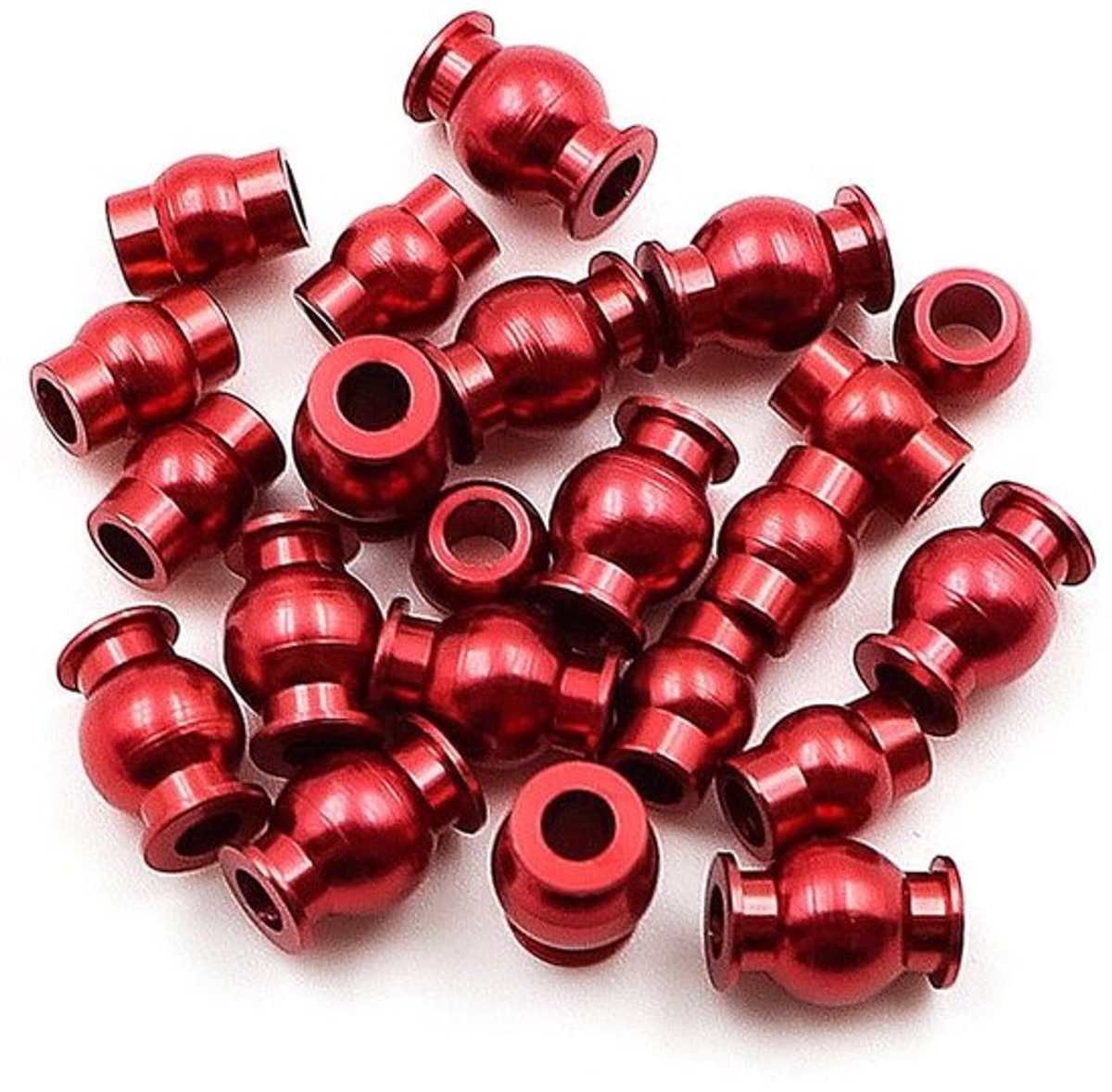 Allecto - Aluminium Pivot Ball Set - Hot Racing - Duurzaam - Rood