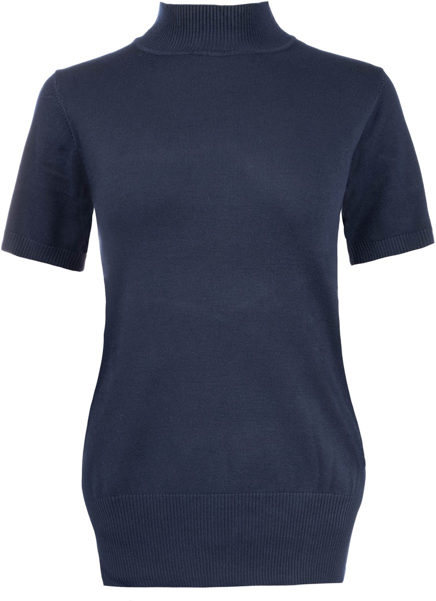 NED Trui Mayra 1 2 Ss Rmb Brei 26w1 U106 01 303 Marine Dames Maat - 3XL