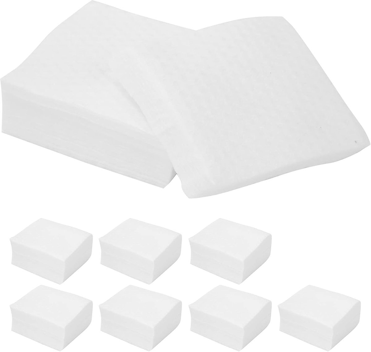 Verwijderbare Make-up Watjes voor Gezichtsreiniging - 800 Stuks Wegwerp Cosmetische Wipes voor Effectieve Make-up Verwijdering en Reiniging van de Huid