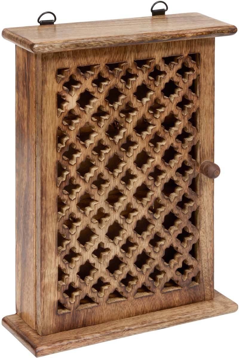 Atmosphera Cassandre Sleutelkastje - 20x8x28cm - Bruin