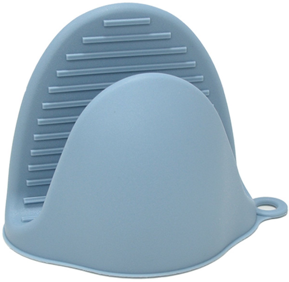 Hittebestendige handschoenen – set van twee – minimalistisch, effen kleur – bestand tegen hoge en lage temperaturen, veilig en stabiel – siliconenmateriaal, antislip en slijtvast – 10 x 8,5 x 8 cm