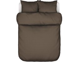 Marc O'Polo Aren Dekbedovertrek Biologisch Katoenflanel Walnut - Tweepersoons – 200x200/220 cm