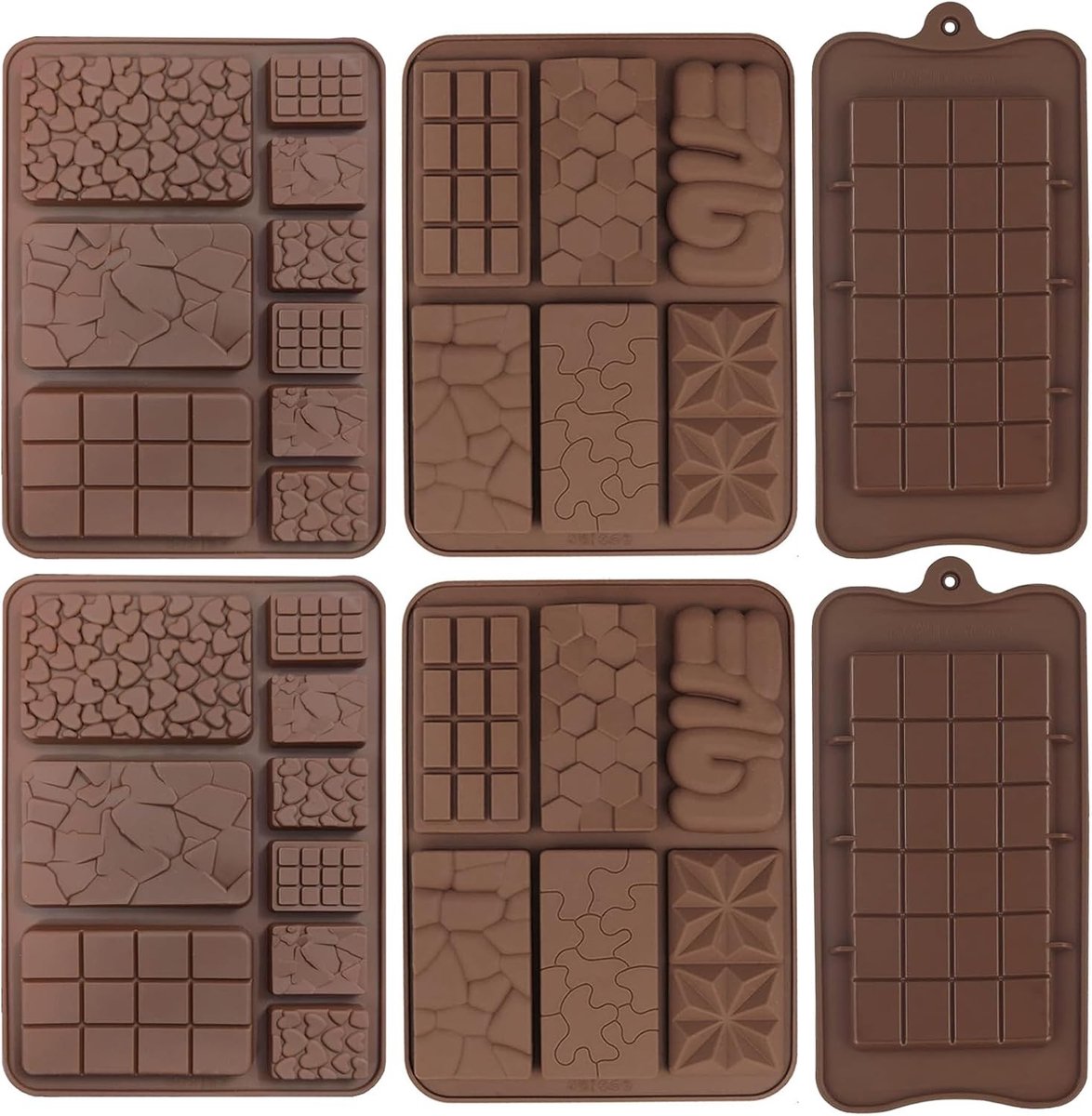 Complete DIY Chocolade Set - Siliconen Mallen voor Chocolade, Bakgereedschap en Creatieve Keukenaccessoires