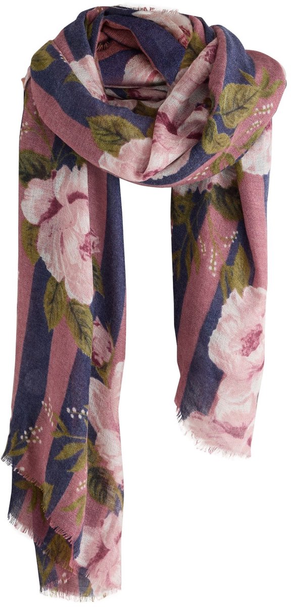 Next - Dames - Lichtgewicht wollen sjaal - Blauw