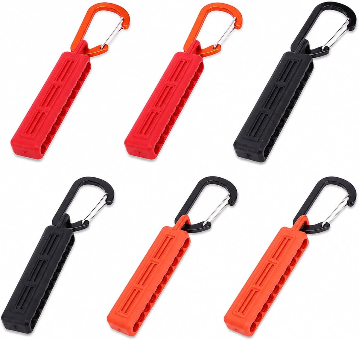Screwdriver Bit Houder met 10 Gaten en Carabiner, 1/4 Inch Hex Booropslag Organizer voor Handige Toegang en Opslag van Schroevendraaiers