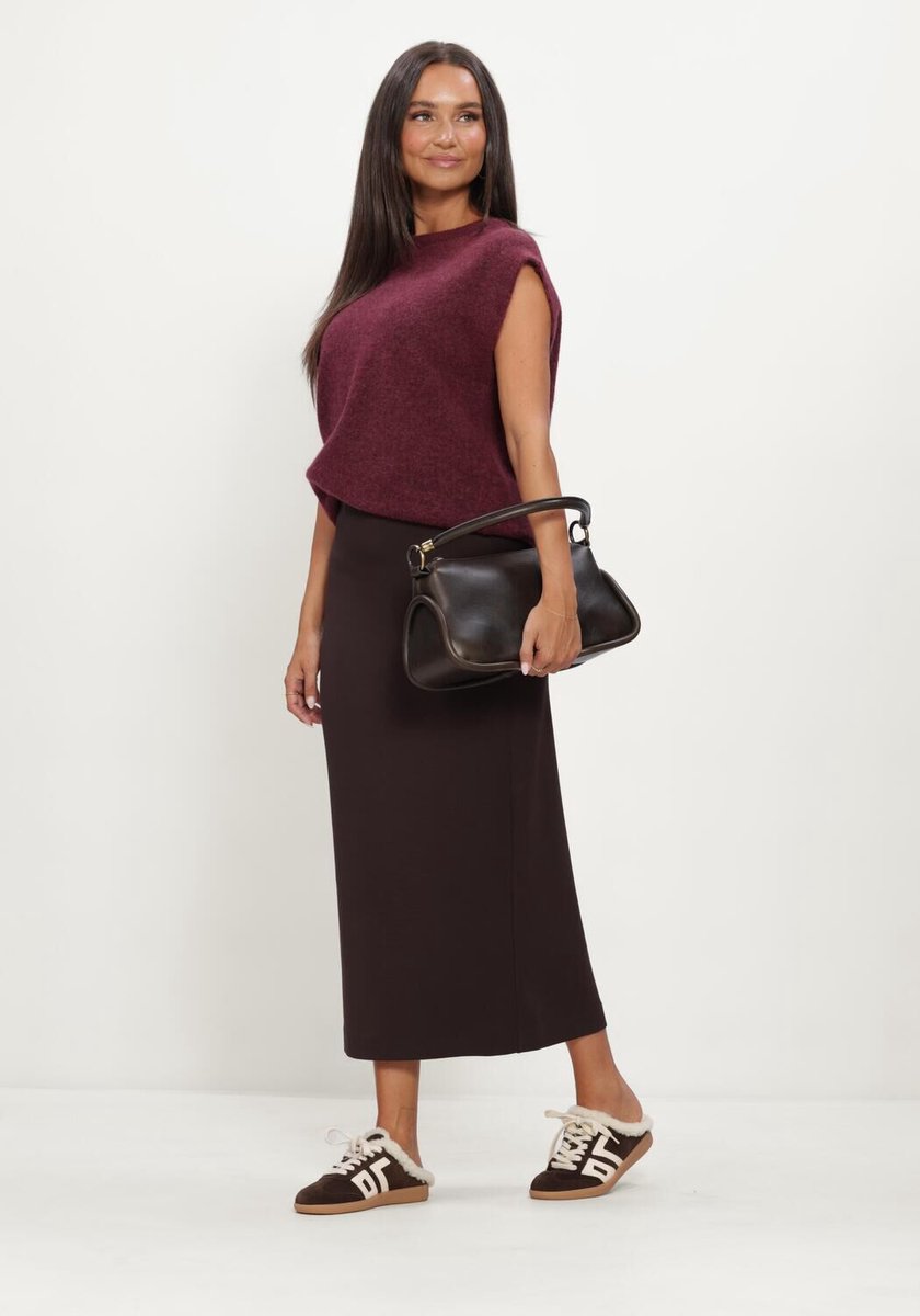 INWEAR Aidaiw Skirt Rokken Dames - Bruin - Maat M
