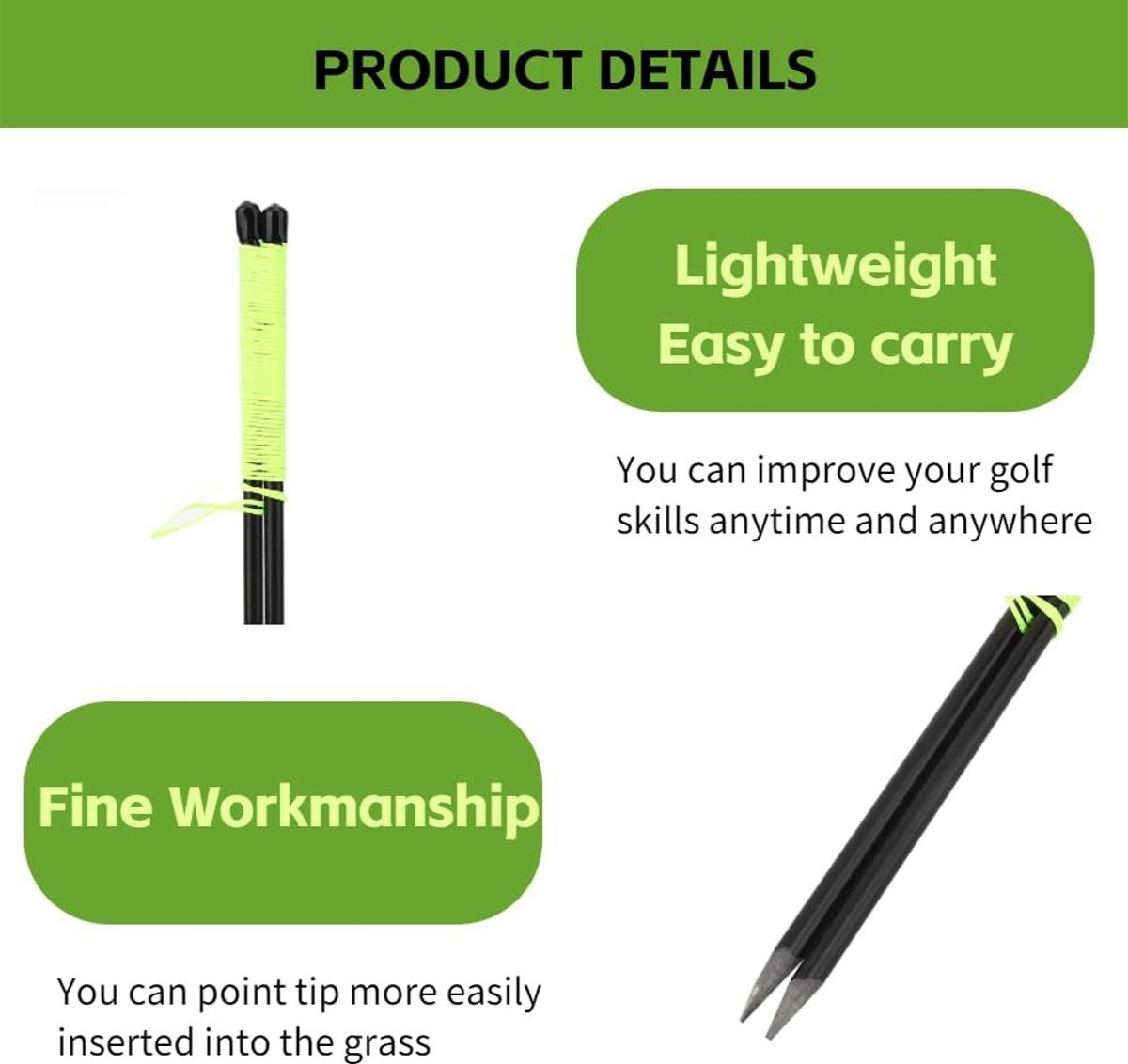 Golf Putting String voor Precisie, Swingrichting en Oefening - Ideaal voor Training en Verbetering van je Putting Skills