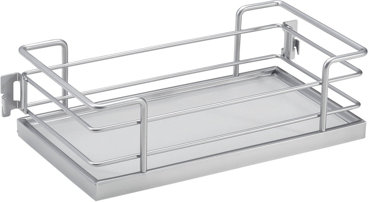 Dispensa Tandem Side inhanglegbord ARENA classic zilvergrijs