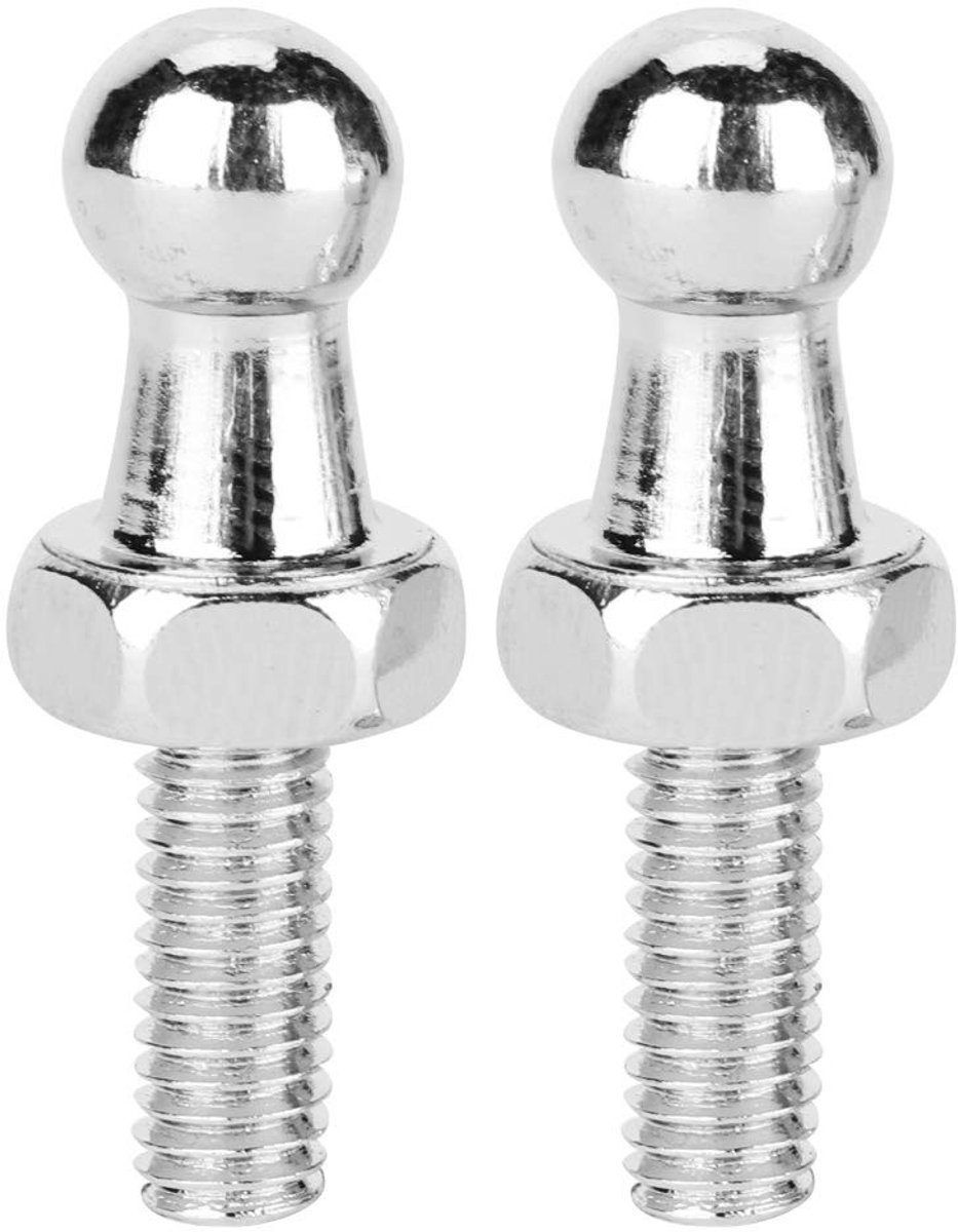 CNC Aluminium Ball Bolt Set voor Gasveren, M6 met Balhoofd, 8mm, 2 Stuks, Duurzaam en Lichtgewicht