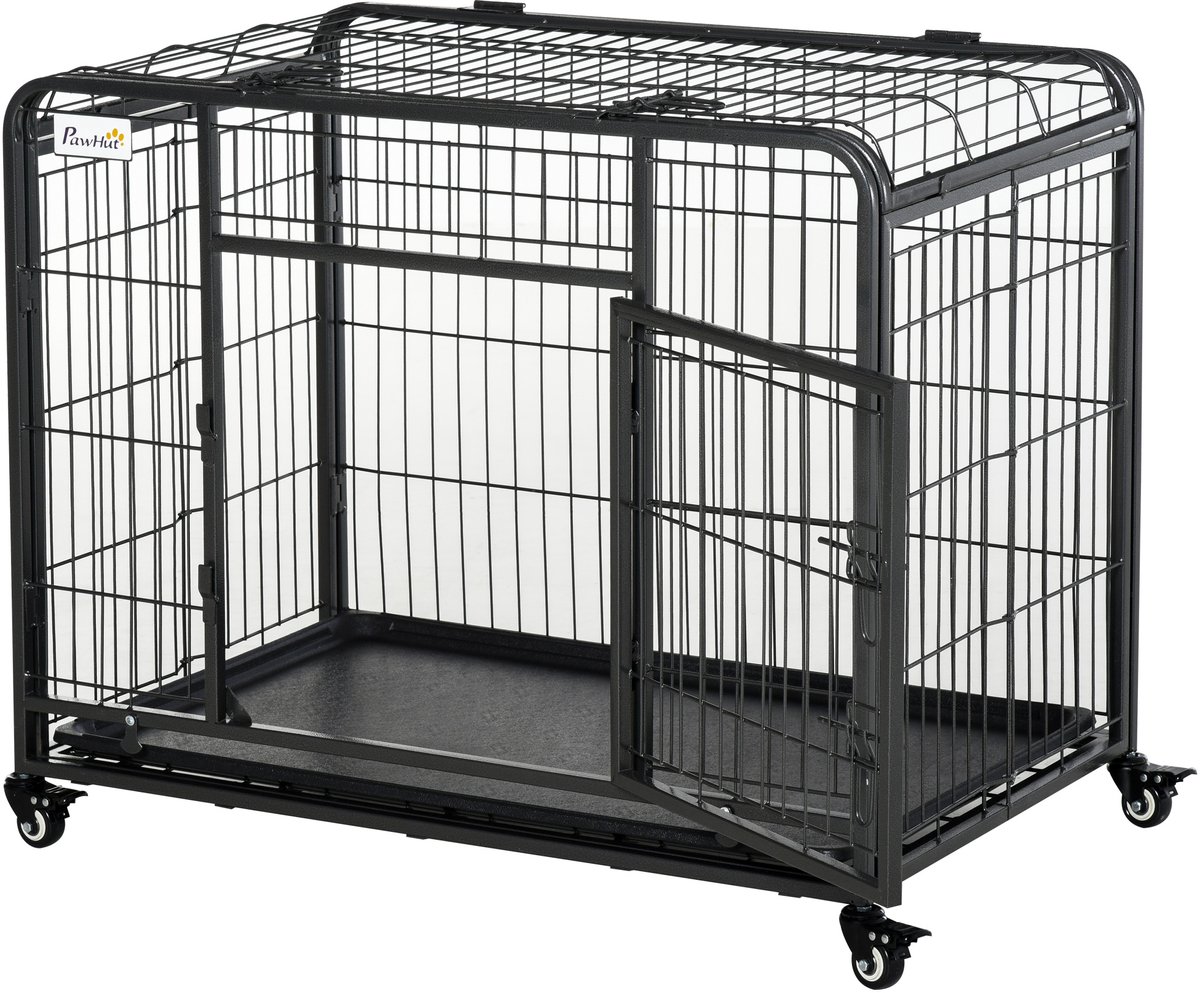 PawHut Hondenbench - Metaal - 94x58x69,5cm - Zwart