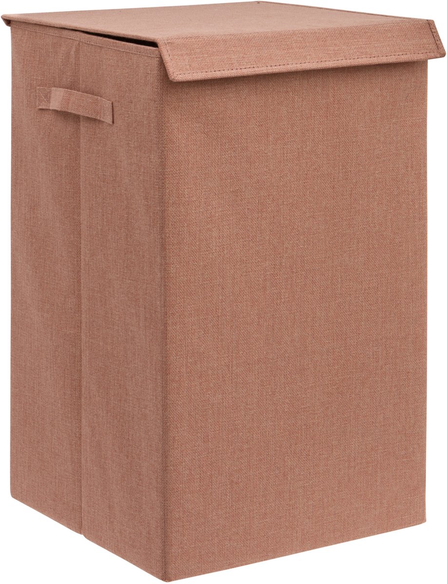 Opvouwbare wasmand van houtvezelplaat en polyester
