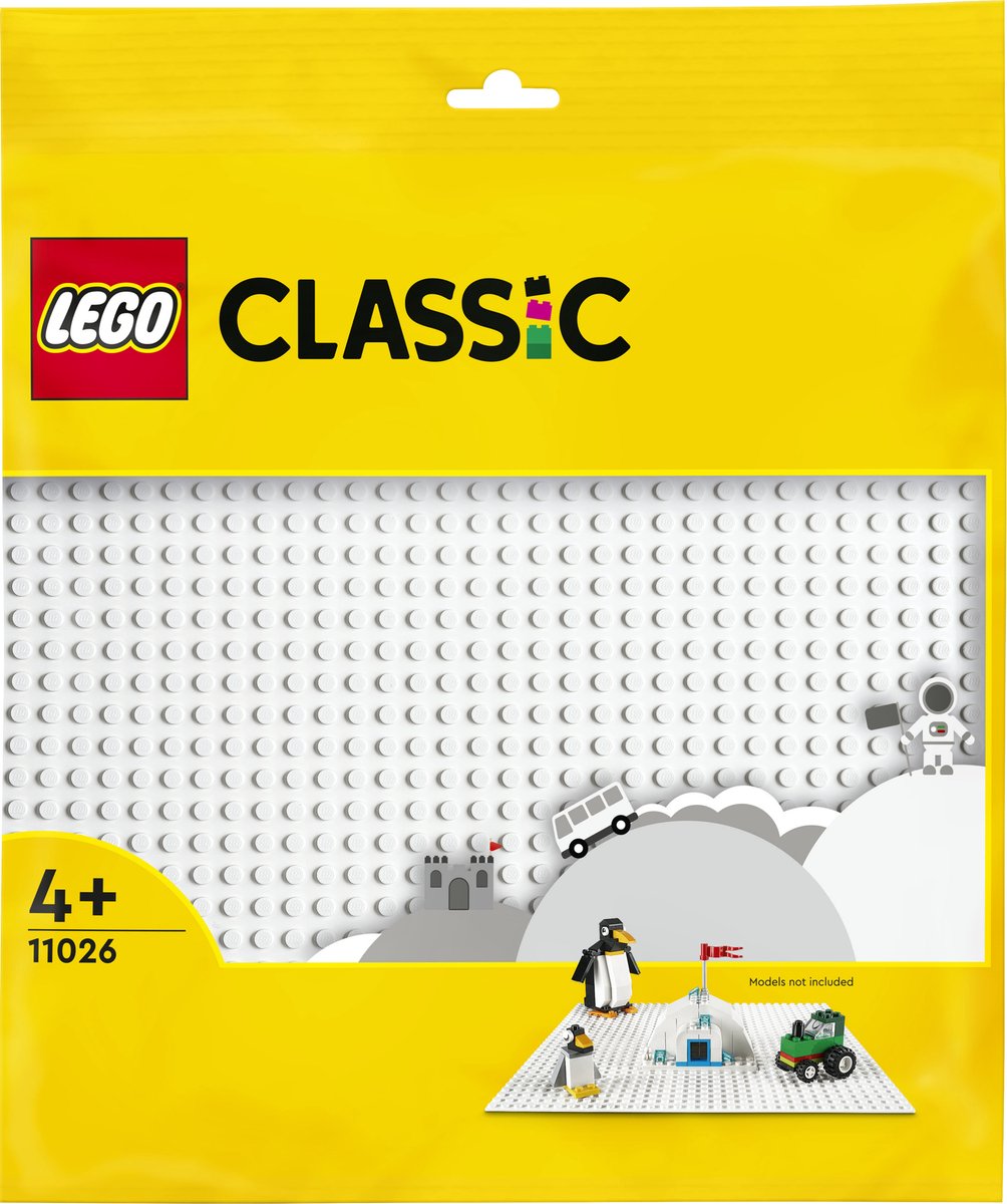 Bol.com LEGO Classic Witte bouwplaat 32x32 Bouwbord 11026 Blokken aanbieding