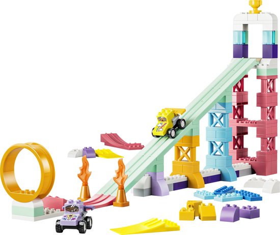 LEGO® DUPLO® Stad 3-in-1 Creatieve Hellingen met Voertuigen - Leerzaam Speelgoed voor Kinderen Vanaf 3 Jaar - Cadeautip voor Peuters - 10478 van Merkloos — afbeelding 5