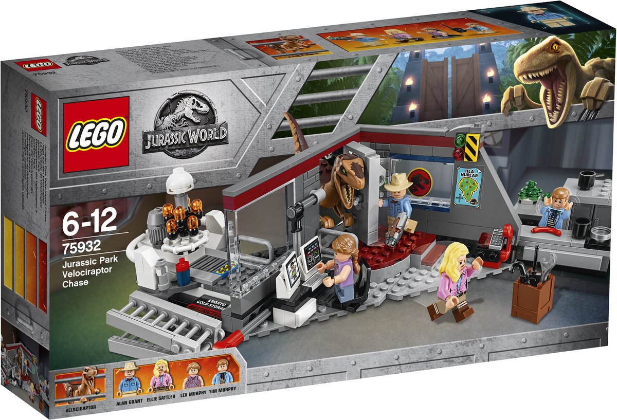 Jurassic Park velociraptorachtervolging