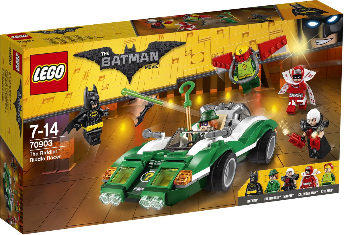 LEGO BATMAN MOVIE The Riddler raadsel-racer 70903