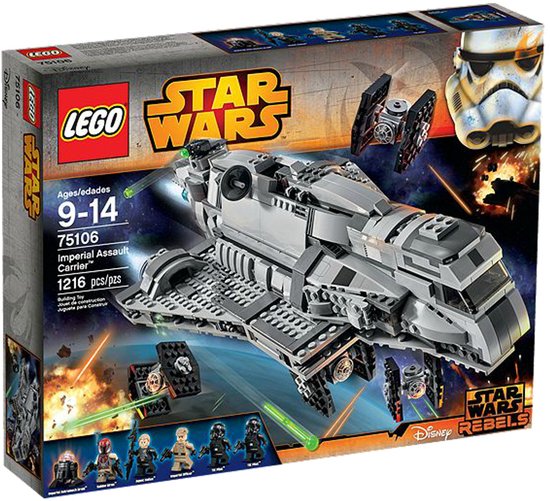 LEGO Star Wars Imperial Assault Carrier, Bouwpakket, 9 jaar, 1216 stuk(s)