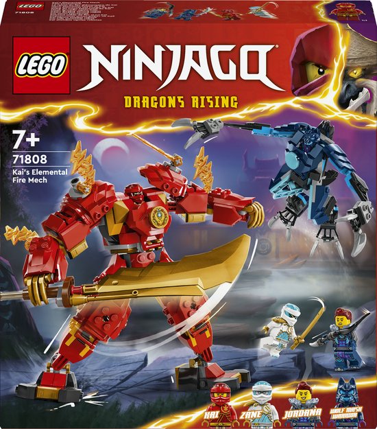 LEGO Ninjago 71808 Kai’s elementaire vuurmecha 
