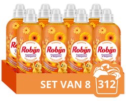 Robijn Wasverzachter - Passiebloem & Bergamot - 8 Stuks - 312 Wasbeurten - Voordeelverpakking