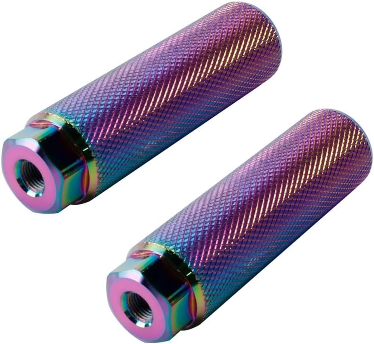 Set van 2 Fietspedalen Rocket Tubes, Lichtgewicht Aluminium, 28mm x 100mm, 9mm Bore, Duurzaam en Sterk