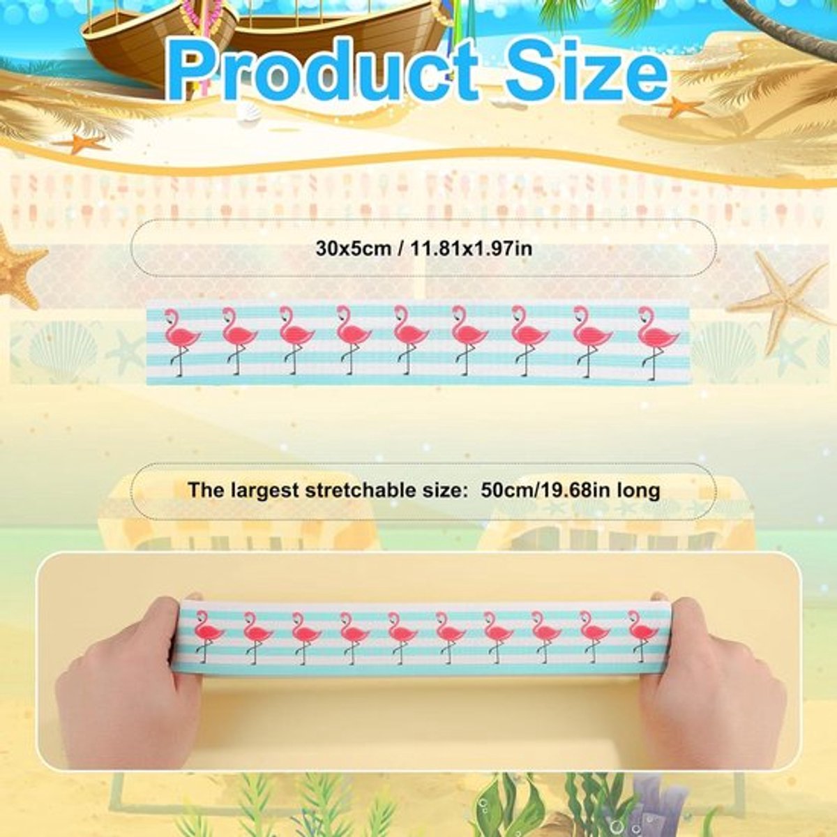 Allecto Plus - Elastische Handdoekbanden voor Strandstoelen - Winddichte