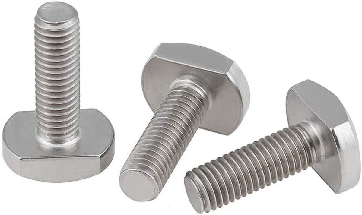 T Slot Bout, Koolstofstaal T-Slot Drop-in Stud Schuifschroef Bout voor T-Slot Aluminium Profiel,M5×30mm,10 pcs