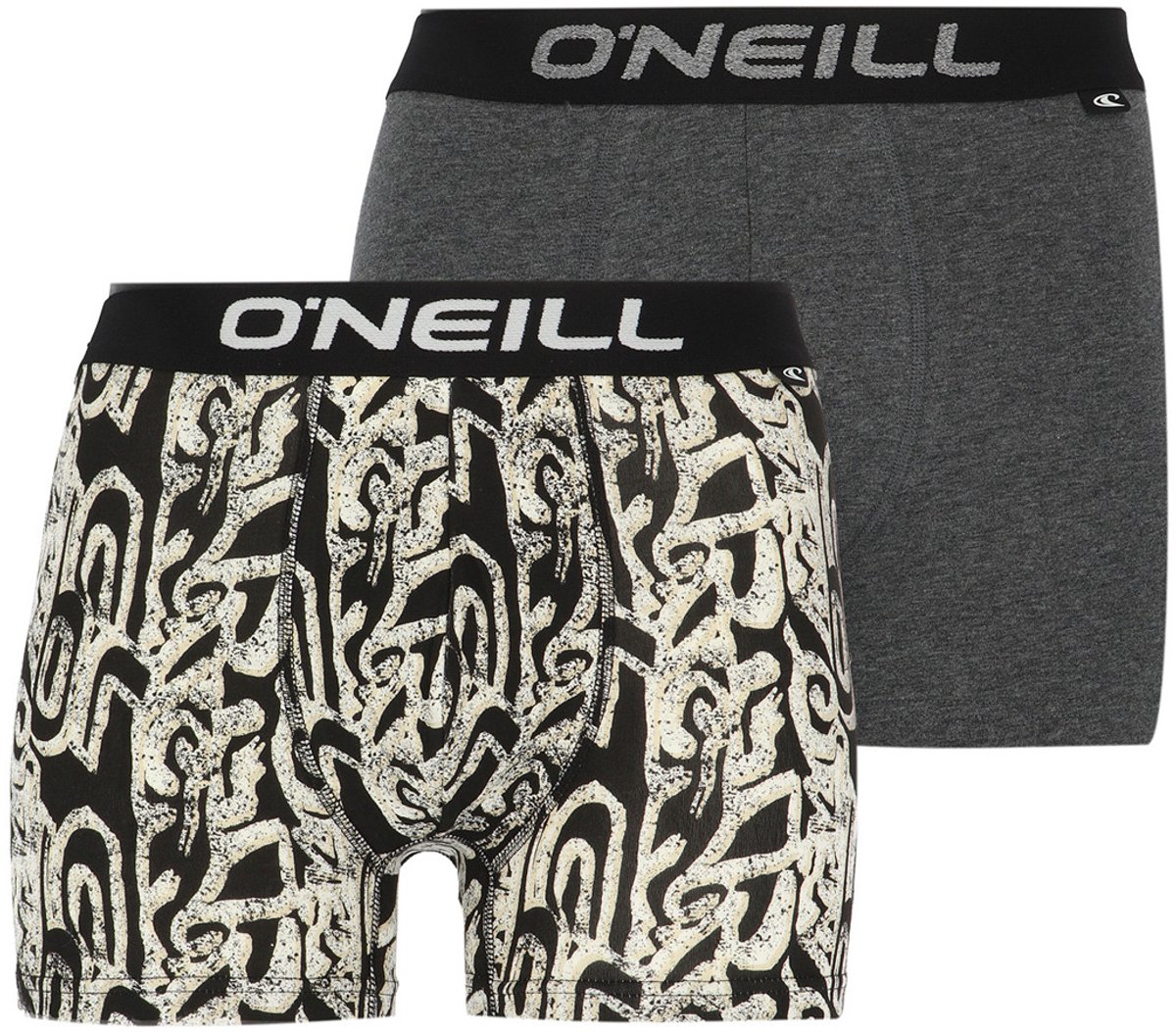 Heren Boxershorts | Graffiti Art | Merk: O'neill | Kleur: Grijs | Maat: S T/M Xxl | 6 Pack