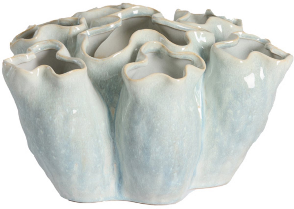 Light & Living Vaas DIAGO - Blauw - 31.5x30x18.5 cm