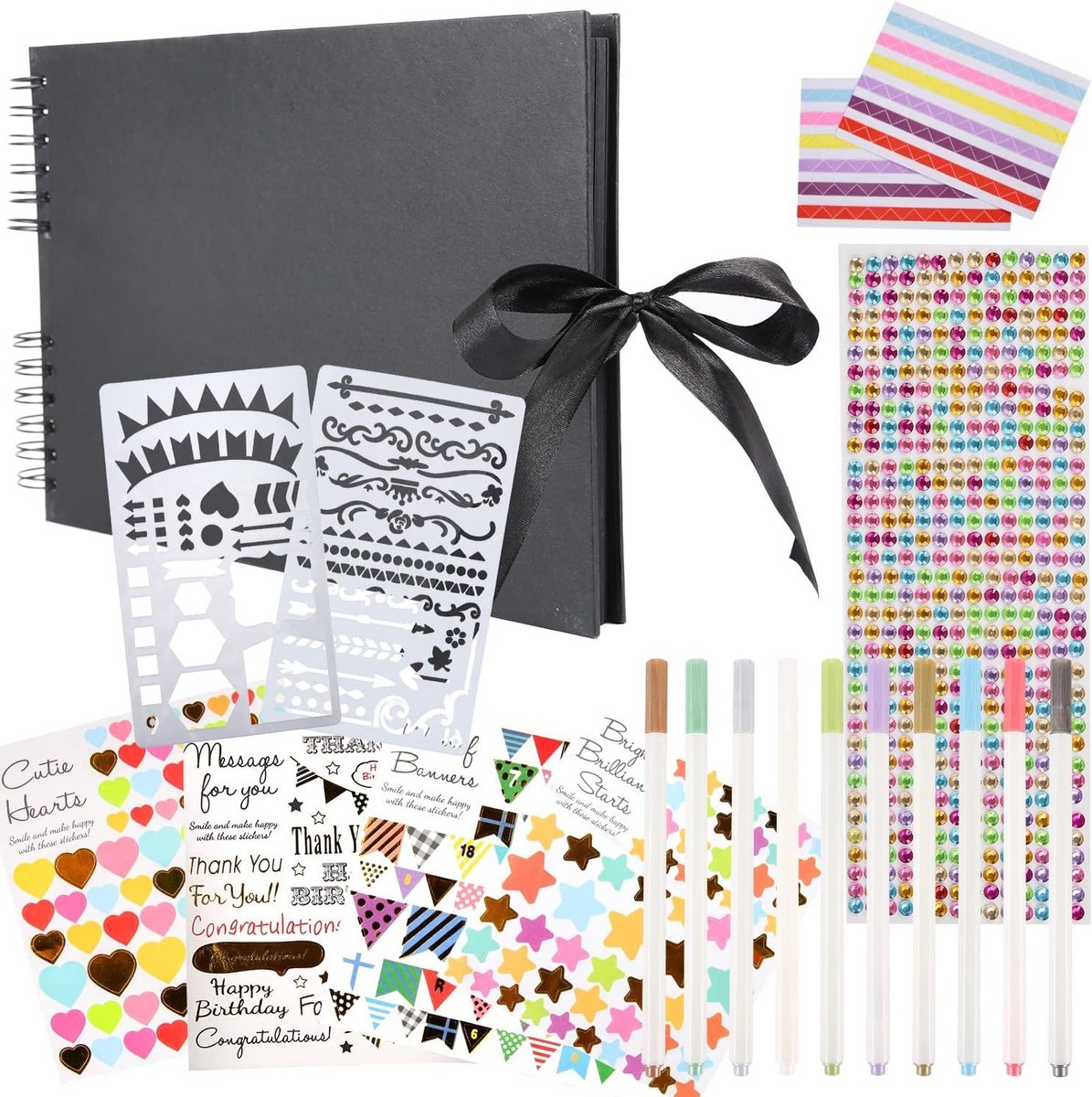 Creatief DIY Fotoalbum met 80 Pagina's - Perfect als Afstudeercadeau, Trouwen, Verjaardag of Valentijnsdag Geschenk