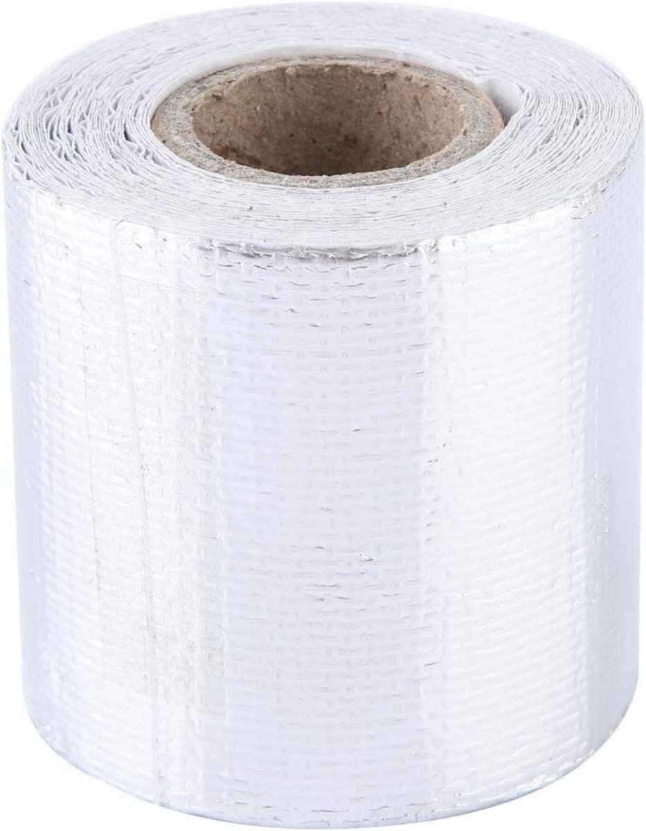 Zelfklevende Aluminium Folie Tape 5m x 5cm voor Warmtebescherming en Reflectie, Ideaal voor Auto en Isolatie