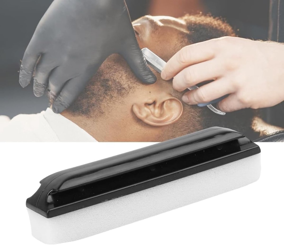 Beardborstel voor mannen - Plastic reinigingsborstel voor baardverzorging, trimmen en reizen, ideaal voor thuisgebruik en onderweg