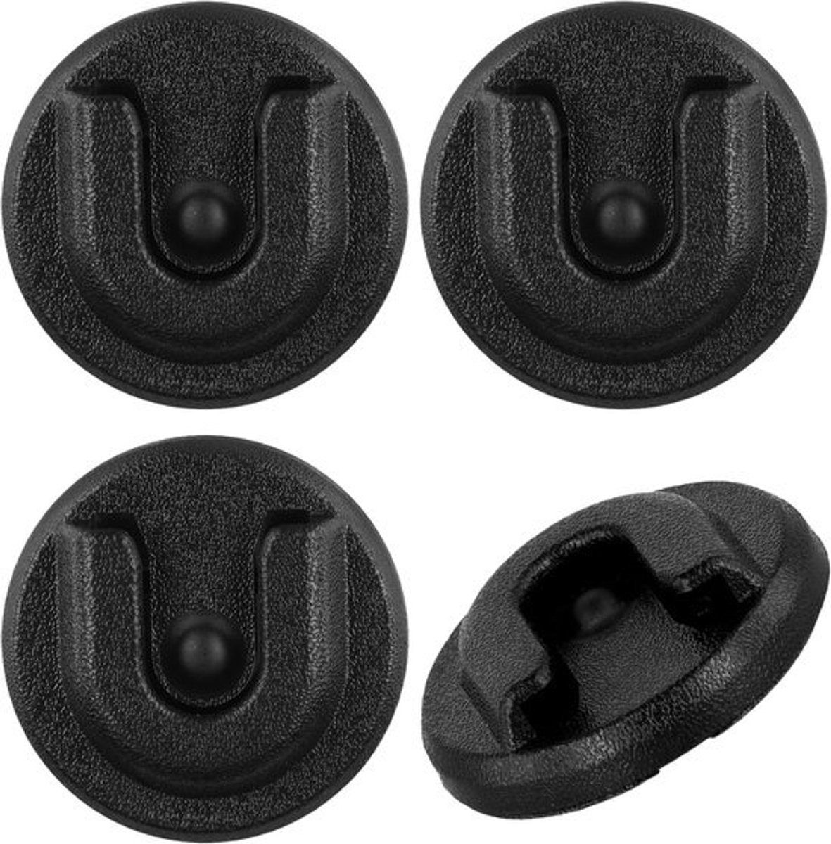 4 Stuks Ronde Microfoonhouder voor CB-radio – Zelfklevende Microfoonhouder