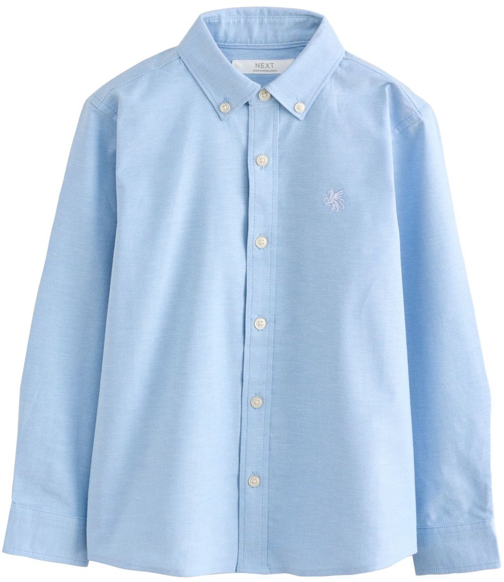 Next - Jongens - Single Oxford-overhemd - Blauw
